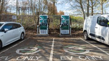 Example of existing evyve charging station