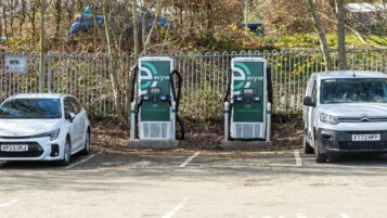 Example of existing evyve charging station